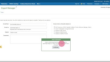 CINAHL: Export Search Results as an RIS File