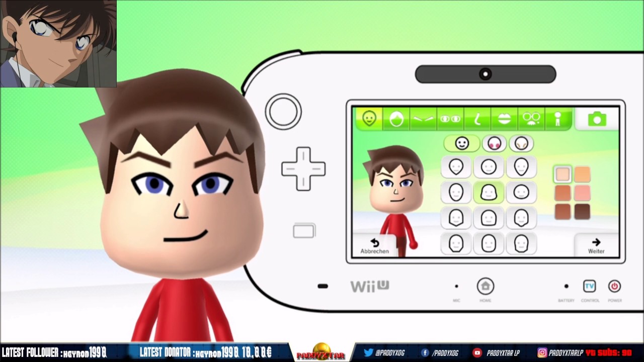 Let´s Make a Mii 56# Shinichi Kudo - YouTube