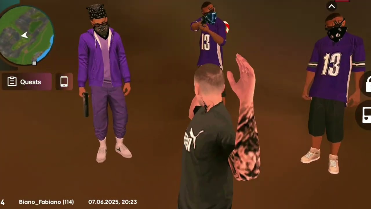 Fui sequestrado pela facção dos roxos veja oq aconteceu no final 😭😭