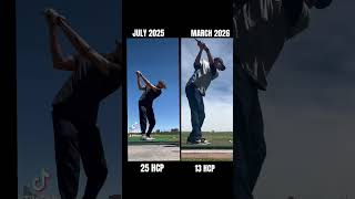 JULY 2025 vs MARCH 2026 #golf