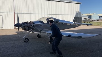 Ivan Kristensen first engine start on his RV-14
