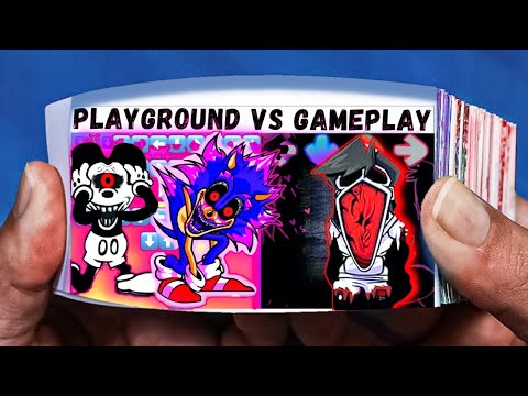 FNF Character Test | Gameplay VS Playground | Triple Creepypasta - Bipolar Mouse- Beast Sonic- Gold