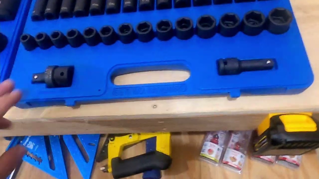 Grey Pneumatic 1/2 In. Drive 6-Point Impact Socket Sets