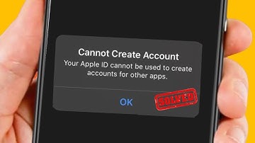 Your Apple ID cannot be used to create accounts for other apps | Fix cannot create account Apple ID