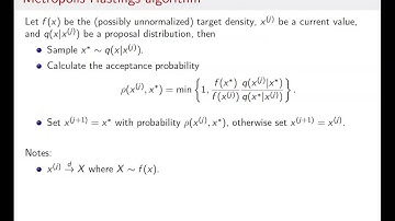 Metropolis-Hastings algorithm