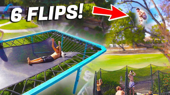 INSANE SEXTUPLE FLIP ON TRAMPOLINE! *6 FLIPS*