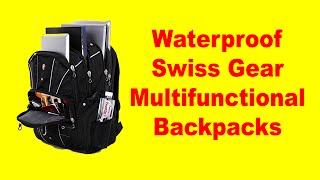Best Laptop Backpack For Travel | Waterproof Swiss Gear Multifunctional Backpacks