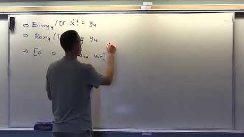 Applied Linear Algebra, Lesson 12, Video 6: Step 1 of 5-by-5 Backward Substitution