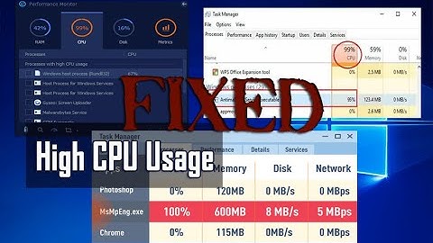How To FIX High CPU Usage on Windows 10/11 | 100% CPU Usage Problem