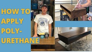 How to Apply Polyurethane for a Glass Like Finish!