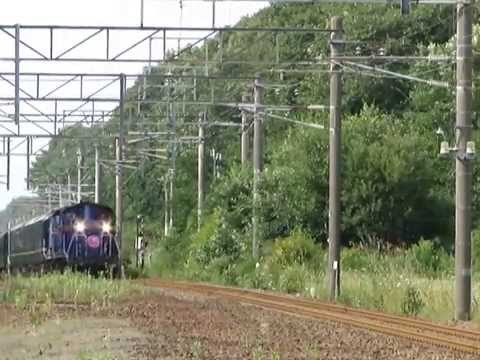 DD51 1083+DD51 1102牽引トワイライトエクスプレス＠植苗駅