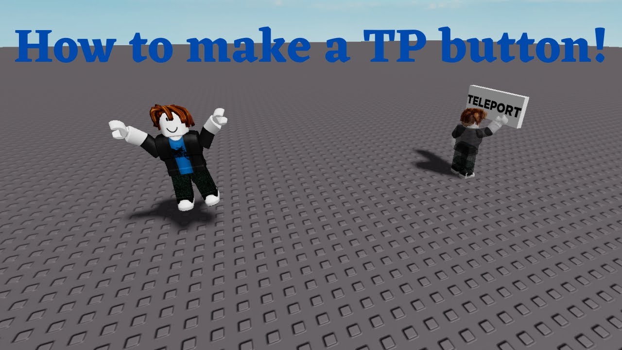 How To Make A Teleport Button In Roblox Studio Cframe Youtube - roblox teleport cframe