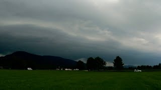 Bowecho Und Schwere Gewitter Am Alpenrand Und Mammaten Im Zeitraffer 5.6.2022