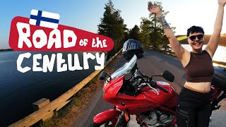 Travel vlog - Scenic Motorcycle Ride in Finland | Riding Between Two Lakes