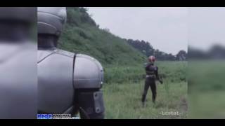 black kamen raider ( penúltima luta ) kamen raider x shadow