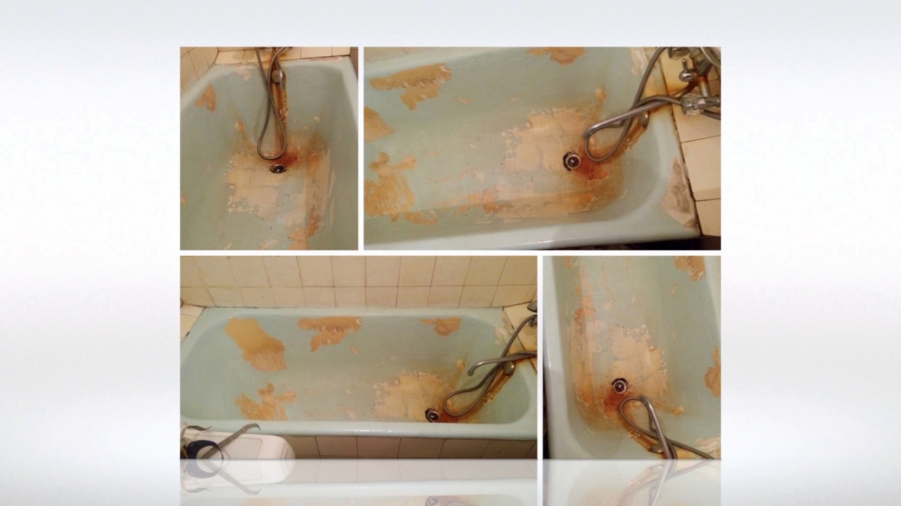 Нанесение жидкого акрила на ванну - YouTube