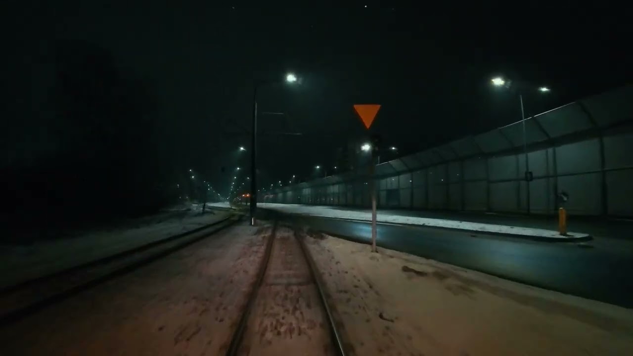 Bydgoszcz linia nr 3 Łoskoń - Wilczak (I.2026)(jazda nocą)