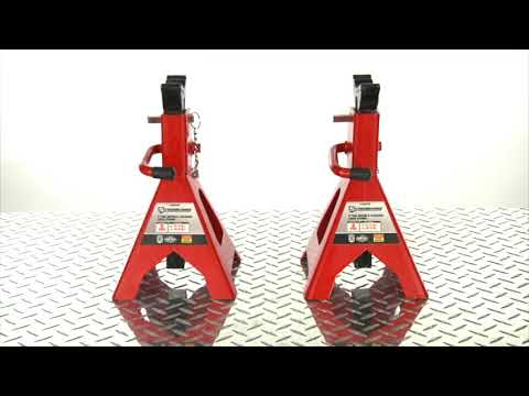 Strongway Double Locking 6 Ton Jack Stands