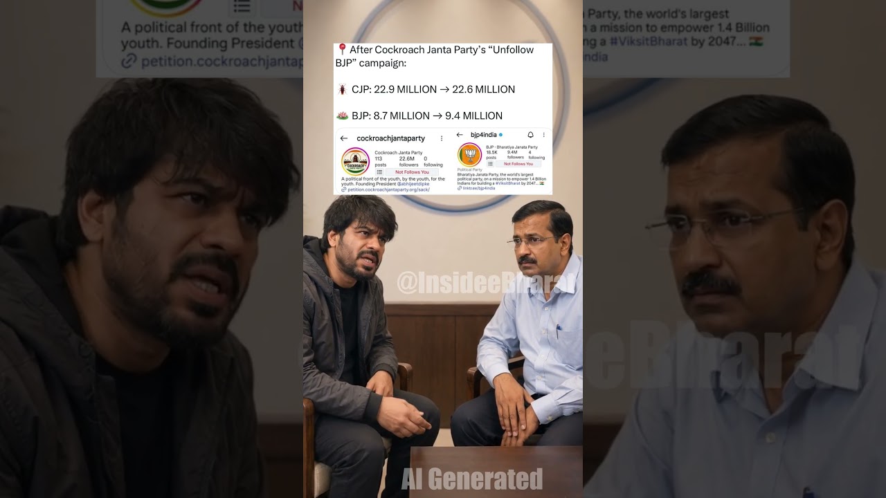 Unfollow BJP Campaign Backfires? | Viral Political Satire | Inside Bharat 🔥