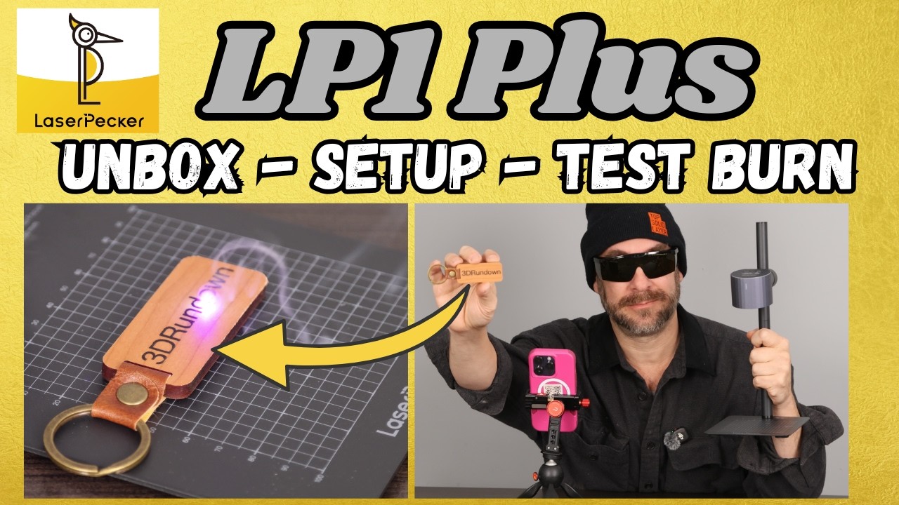 LaserPecker - LP1 PLUS: Распаковка - Настройка - Тестирование. Миниатюрный портативный лазерный г...