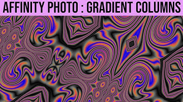 Gradient Columns Map Effect In Affinity Photo | How To Tutorial | Graphicxtras