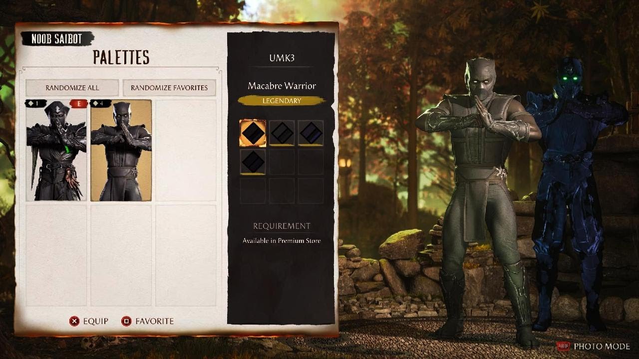 Mortal Kombat 1 Noob Saibot UMK3 Skin Showcase - YouTube