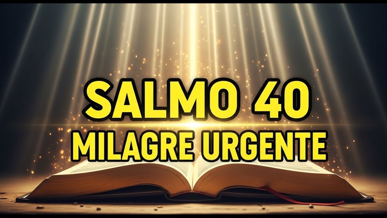 ORAÇÃO DO SALMO 40 QUE LIBERA MILAGRE EM ATÉ 24 HORAS | OUÇA ATÉ O FIM