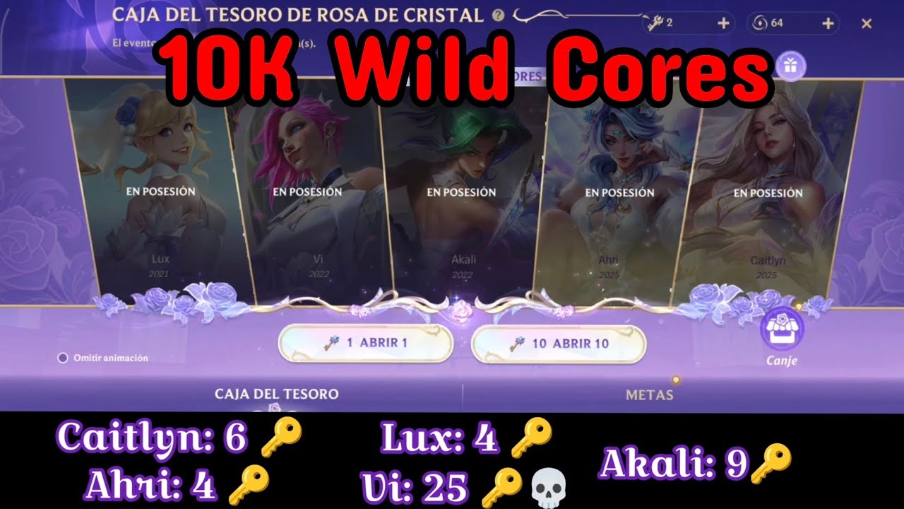 Crystal Rose 2025 - 10K Wild Cores Draw