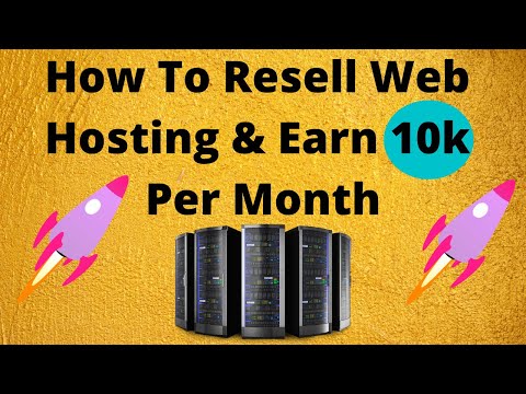 How To Resale Web Hosting? | Work From Home