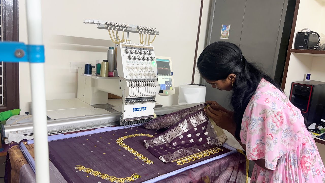 Applic stich అంటే ఏమిటి? చెయ్యడం ఎలా? బోర్డర్ embroidery