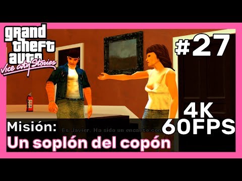 GTA: Vice City Stories en 4K 60fps - Misión #27 - Un soplón del copón | Walkthrough Español