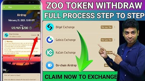 $ZOO TOKEN WITHDRAWAL TO EXCHANGE | FULL PROCESS STEP TO STEP | ZOO TOKEN CLAIM | @CryptoSanjit