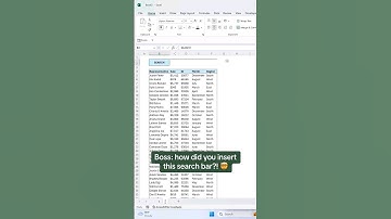 Find anything in your worksheet with this search bar tip. #excel #exceltips #tutorial