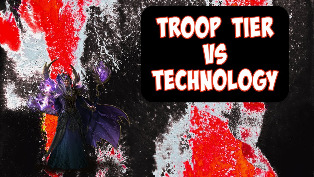 War and Order - Troop Tier vs Technology
