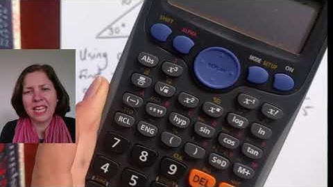 Year 9 Trigonometry - finding a missing angle
