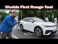 Worlds first range test  vw id5 pro performance  130 kmh autobahn