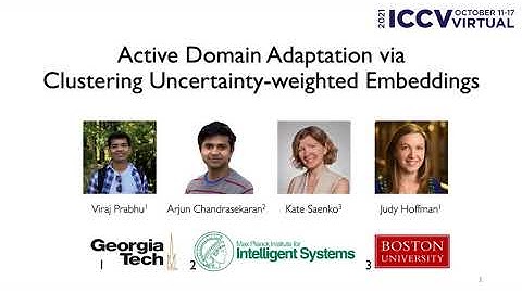 Active Domain Adaptation via Clustering Uncertainty-weighted Embeddings