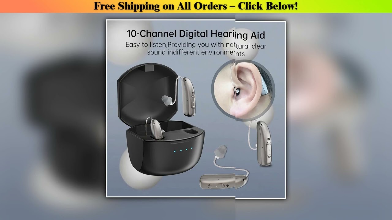 Hearing Aids Digital Rechargeable Earphone Adjustable Hearing aid Sound Amplifier For Mild to