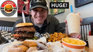 BURGERS, FRIES, AND BEIGNETS OH MY | 11:11 BURGER CHALLENGE