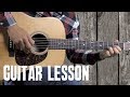 George Jones Style Rhythm with Country Fills - Guitar Lesson