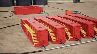 Hydraulic Fracturing Explained For Wastewater Systems 3D Industrial Animation