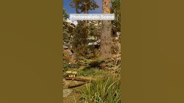 Photorealistic Nature Scene - Unity 6 #unity #unity3d  #shorts