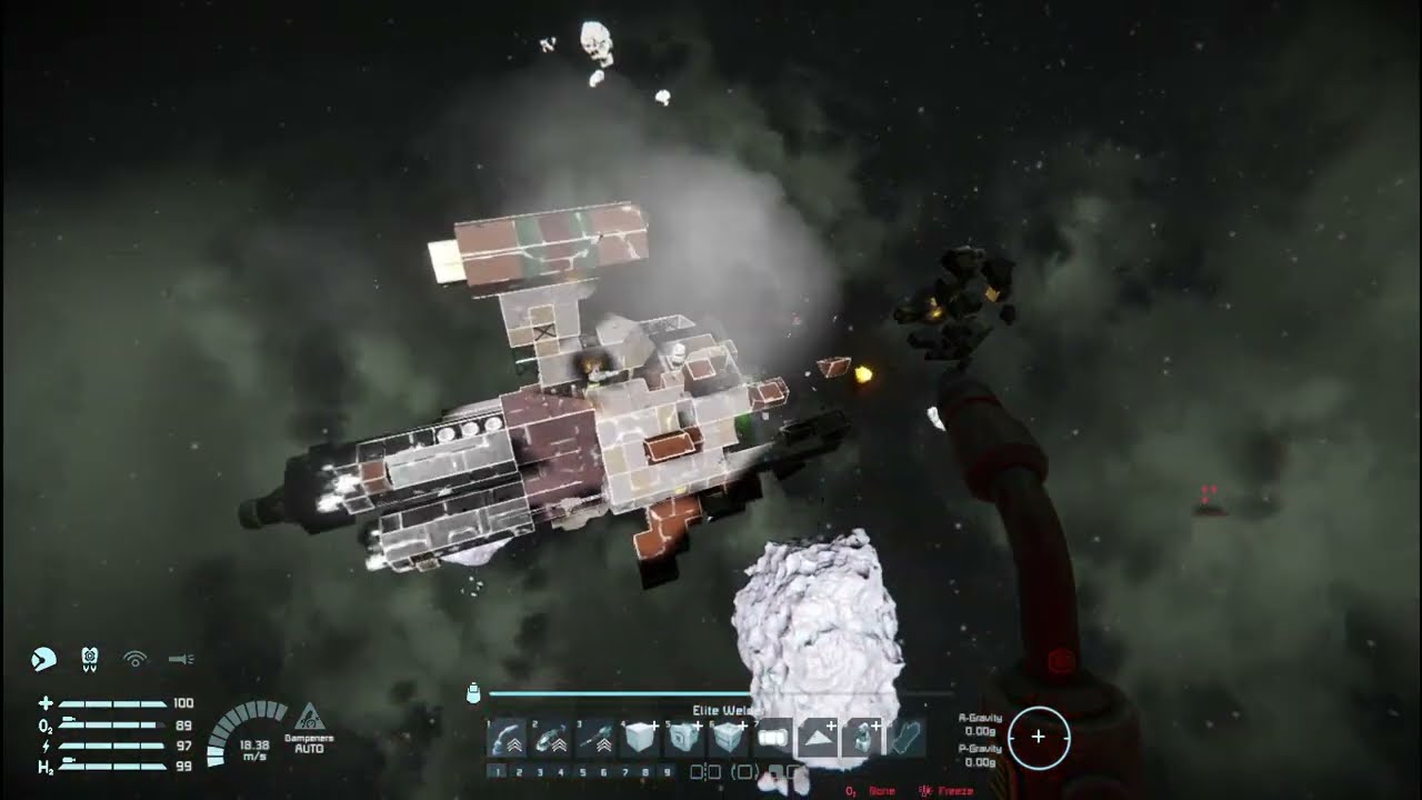 Space Engineers S1 Ep22 Space may not be so safe... Bring it on...