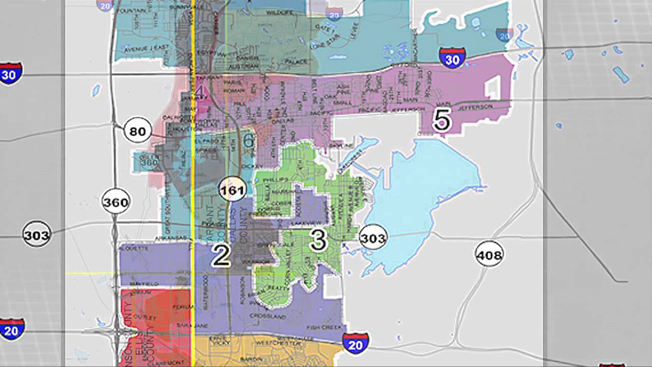 City of Grand Prairie New City Council Voting Boundaries YouTube