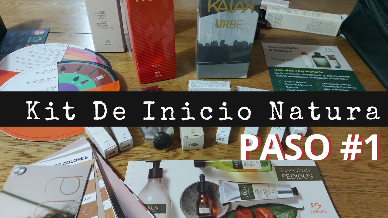 Paso 1 | Nuevo Kit De Inicio Natura Colombia | Aumenta Tus Ventas Con Natura  | Inscripción Natura - YouTube