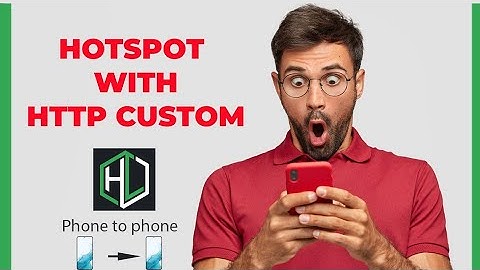 How to hotspot VPN internet (HTTP Custom)