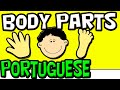 The BODY PARTS in PORTUGUESE for Kids (Learn Brazilian Portuguese)