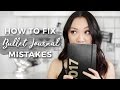 How to Fix Your Bullet Journal Mistakes! (7 WAYS)