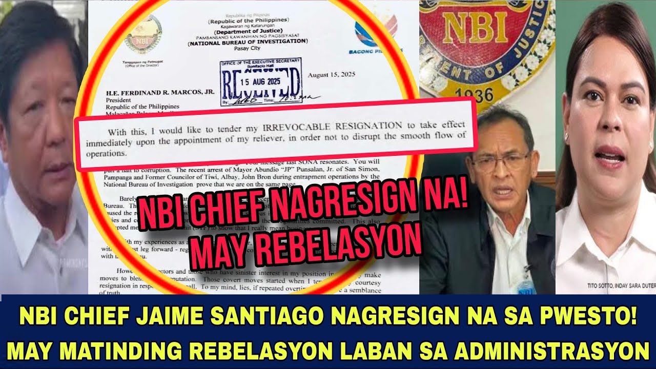 NBI JAIME SANTIAGO NAGRESIGN NA! MAY REBELASYON! 