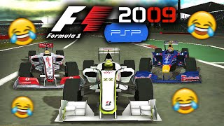 PLAYING F1 2009 CAREER MODE ON THE PSP! screenshot 2